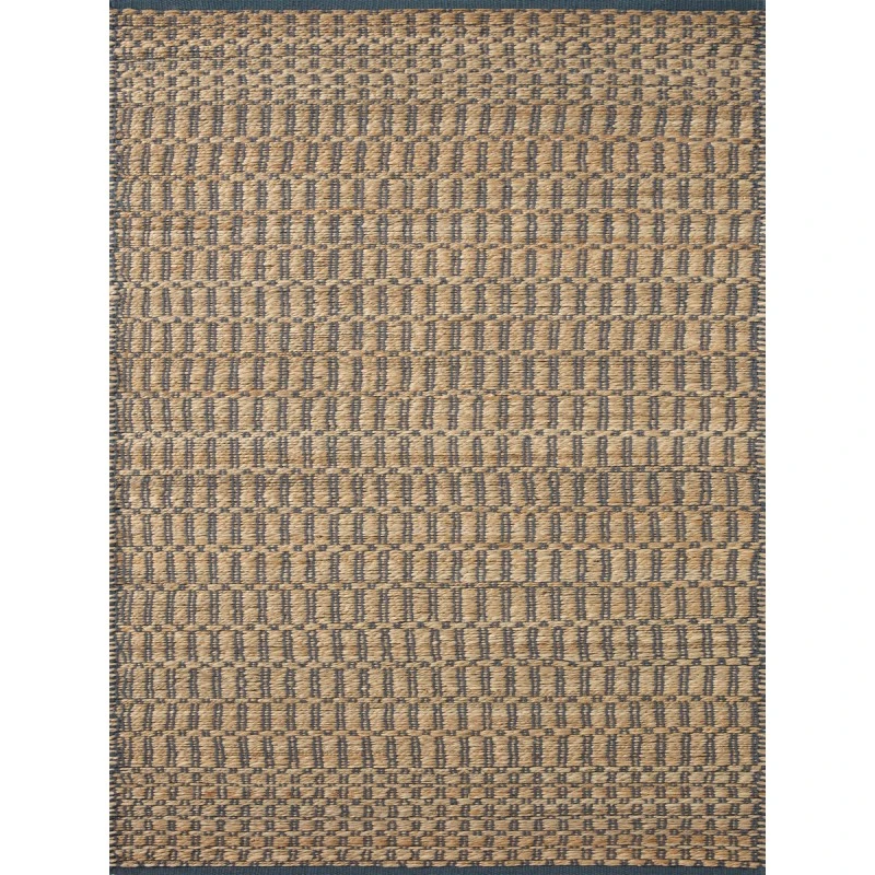 Angela Rose x Loloi Colton Natural / Navy CON-05 18 in. X 18 in. Sample Rug