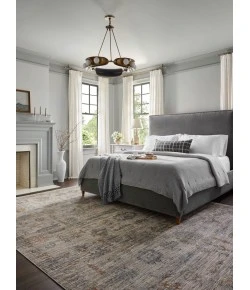 Jean Stoffer x Loloi Katherine Pebble / Ocean KES-04 9 ft. 6 in. X 9 ft. 6 in. Round Rug