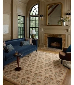 Chris Loves Julia x Loloi Rue Wheat / Sage RUE-01 7ft.-6in. X 9ft.-6in. Rect. Rug