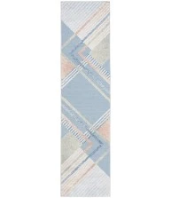 Safavieh Sarasota Blue / Light Green SAR102 2 ft. 3 in. X 9 ft. Runner Rug