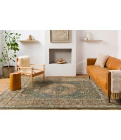 Surya Reign REG2304 Dark Green Beige Area Rug 2 ft. 6 in. X 10 ft. Runner
