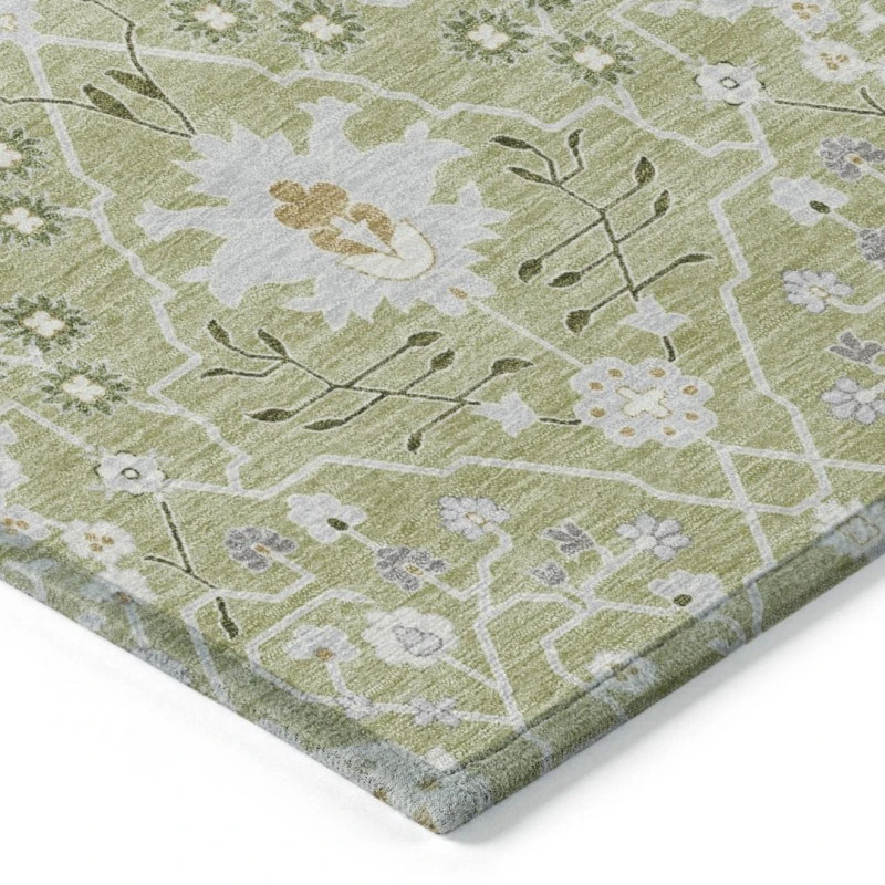 Nourison Interlock Blue Ivory ITL03 4 ft. X 6 ft. Rect. Rug