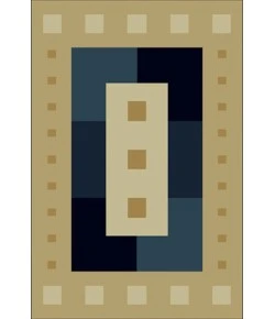 United Weavers Manhattan 36864 Time Square Navy Area Rug 1 Ft. 11 X 7 Ft. 4 Rectangle