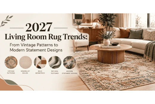 2027 Living Room Rug Trends: From Vintage Patterns to Modern Statement Designs
