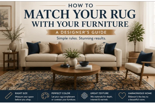 How to Match Your Rug with Your Furniture: A Designer's Guide