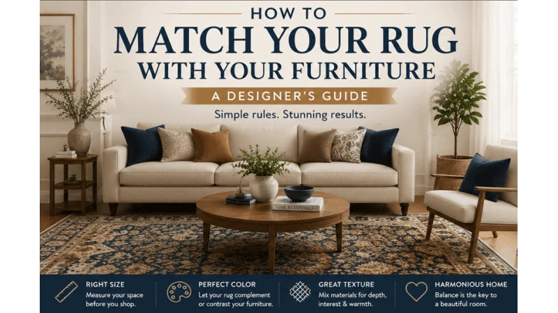 How to Match Your Rug with Your Furniture: A Designer's Guide